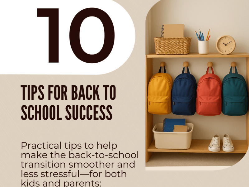 10 Tips for Back to School&nbsp;Success