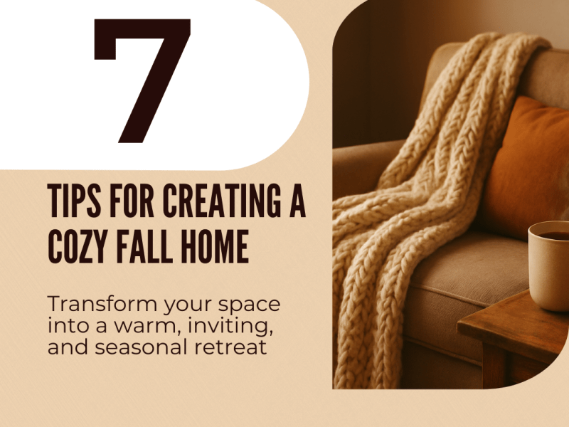 7 Cozy Tips to Make Your Home Feel Like&nbsp;Fall